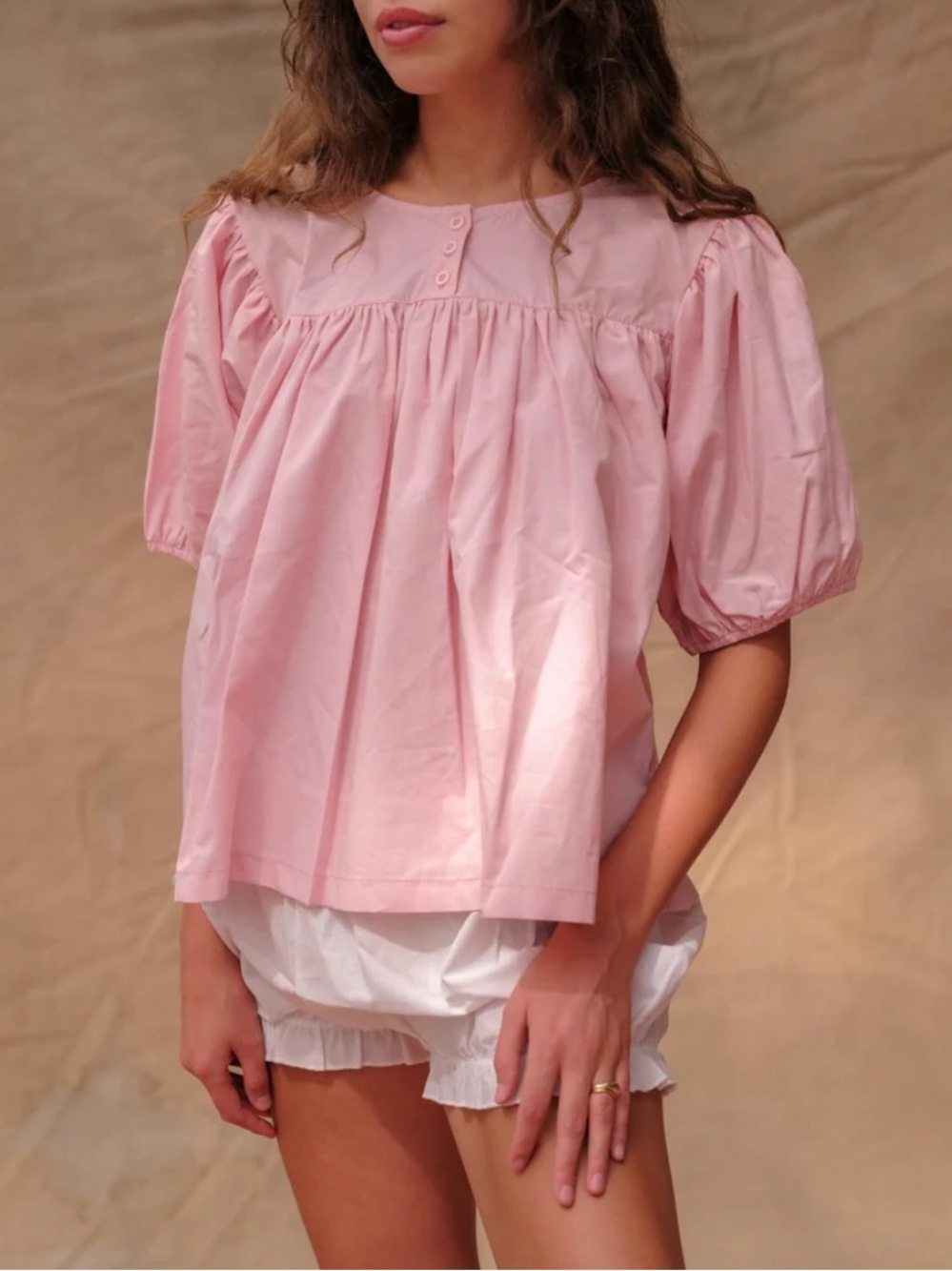 Sonderhaus Emmylou Blouse in Soft Pink